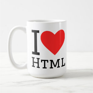 Caneca De Café Eu amo html