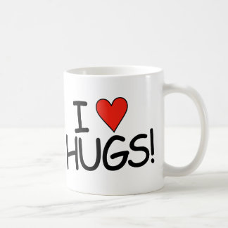 Caneca De Café Eu amo Hugs Mug