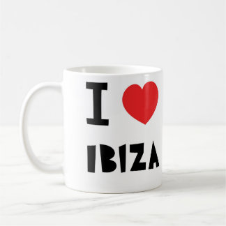 Caneca De Café Eu amo Ibiza