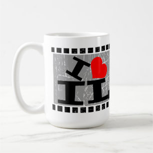 Caneca De Café Eu amo Illinois - Mugs