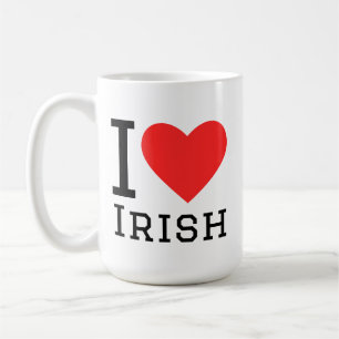 Caneca De Café Eu amo irlandês