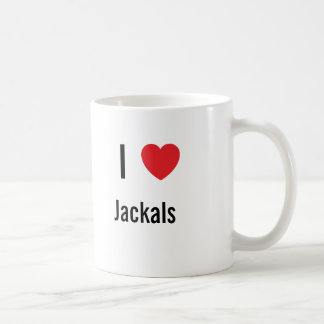 Caneca De Café Eu amo Jackals
