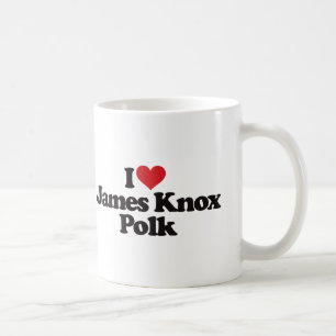 Caneca De Café Eu amo James Knox Polk