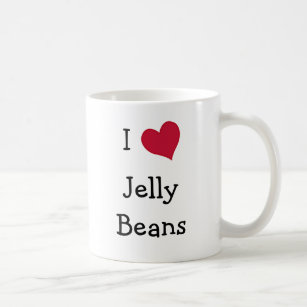 Caneca De Café Eu Amo Jelly Beans
