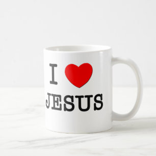 Caneca De Café Eu amo Jesus