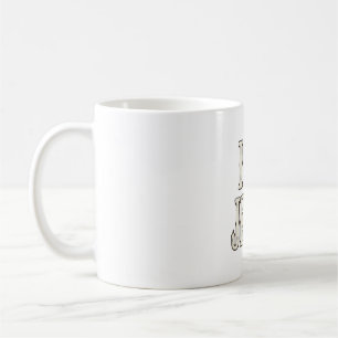 Caneca De Café Eu Amo Jesus Desenho de Camisa de Fé com Gravação 
