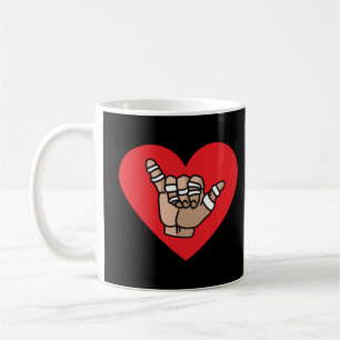 Caneca De Café Eu amo Jiu Jitsu BJJ brasileiro Jiu Jitsu Heart Va