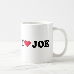 CANECA DE CAFÉ EU AMO JOE