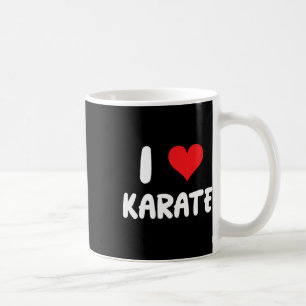 Caneca De Café Eu Amo Karatê - Coração - Artes Marciais