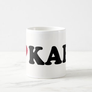 CANECA DE CAFÉ EU AMO KARL