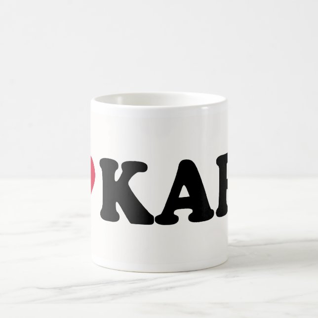 CANECA DE CAFÉ EU AMO KARL (Centro)