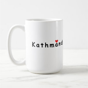 Caneca De Café Eu amo Katmandu Nepal