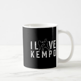 Caneca De Café Eu Amo Kempo Karate Artes Marciais Shaolin Kenpo