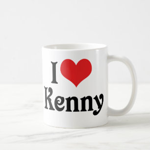 Caneca De Café Eu Amo Kenny