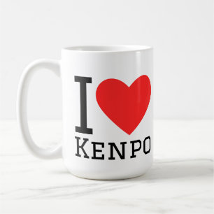 Caneca De Café Eu amo kenpo