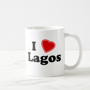 Caneca De Café Eu amo Lagos