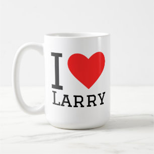 Caneca De Café Eu amo Larry