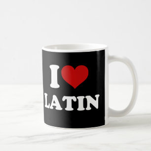 Caneca De Café Eu amo latim