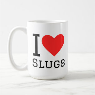 Caneca De Café Eu amo lesmas