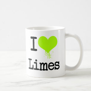 Caneca De Café Eu amo limões