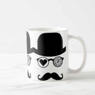CANECA DE CAFÉ EU AMO LONDON MUSTACHE
