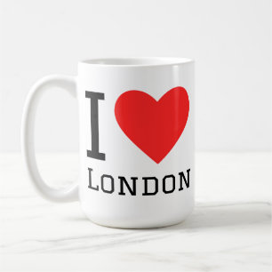 Caneca De Café Eu amo Londres 