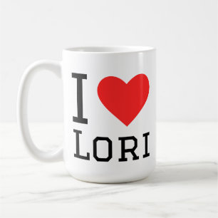 Caneca De Café Eu amo Lori