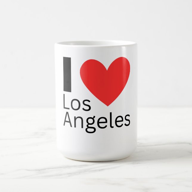 Caneca De Café Eu Amo Los Angeles (Centro)