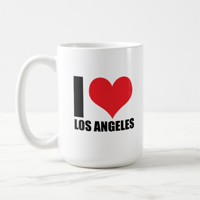 Caneca De Café Eu amo Los Angeles (Esquerda)