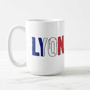 Caneca De Café Eu amo Lyon France