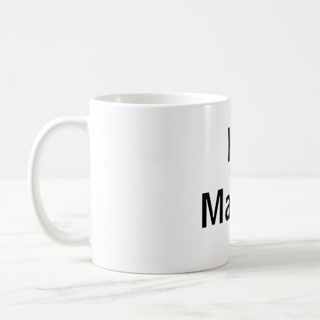 Caneca De Café Eu amo Maceió (Esquerda)