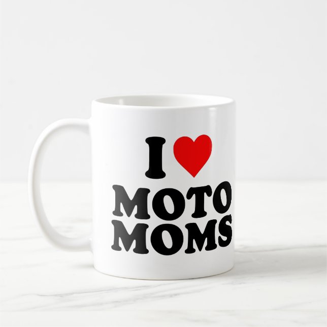 Caneca De Café eu amo mães de moto (Esquerda)