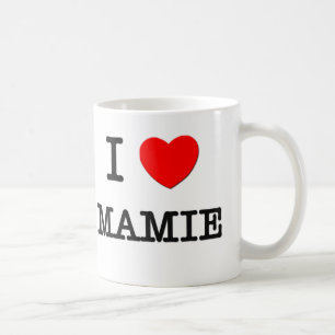 Caneca De Café Eu amo Mamie