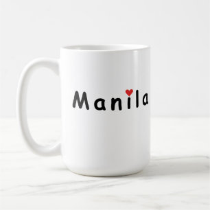 Caneca De Café Eu amo Manila