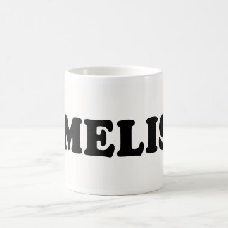 CANECA DE CAFÉ EU AMO MELISSA