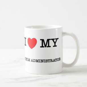Caneca De Café Eu amo meu ADMINISTRADOR de SISTEMA