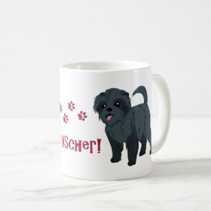 Caneca De Café Eu amo meu Affenpinscher!