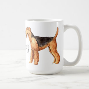 Caneca De Café Eu amo meu Airedale