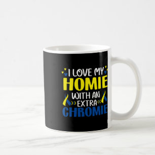 Caneca De Café Eu Amo Meu Amigo Com Um Cromossomo Extra Trisomia