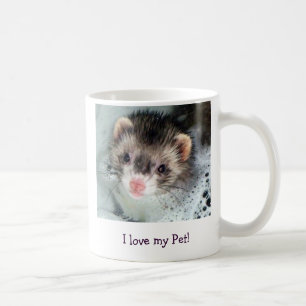 Caneca De Café Eu amo meu animal de estimação!
