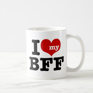 Caneca De Café Eu amo meu BFF
