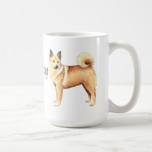 Caneca De Café Eu amo meu Buhund norueguês