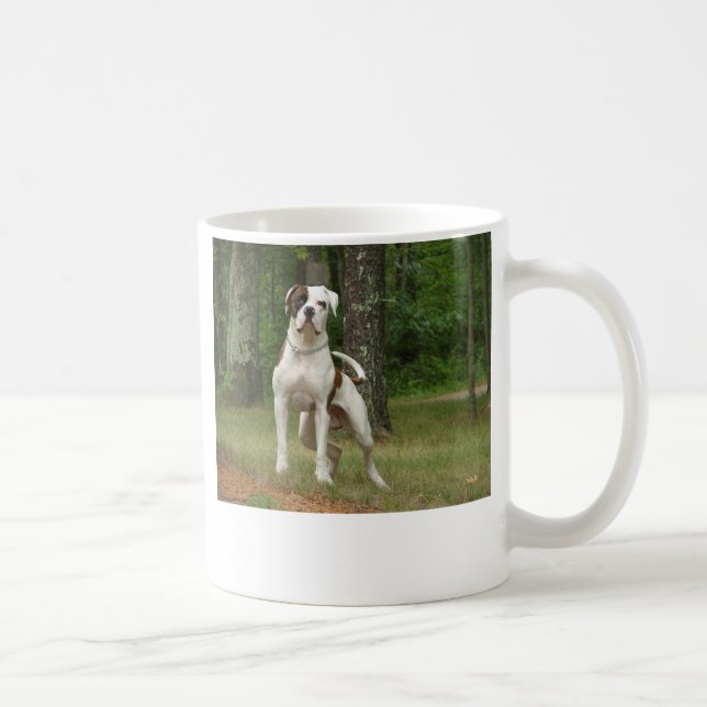 CANECA DE CAFÉ EU AMO MEU BULDOGUE AMERICANO (Direita)