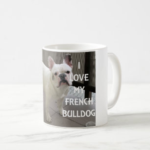 Caneca De Café Eu Amo Meu Buldogue Francês
