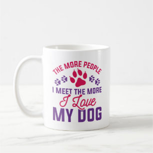 Caneca De Café Eu Amo Meu Cachorro