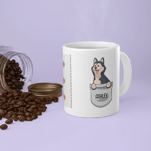 Caneca De Café Eu Amo Meu Cachorro Irmão Maldito Pet Brilhando Co