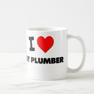 Caneca De Café Eu amo meu canalizador