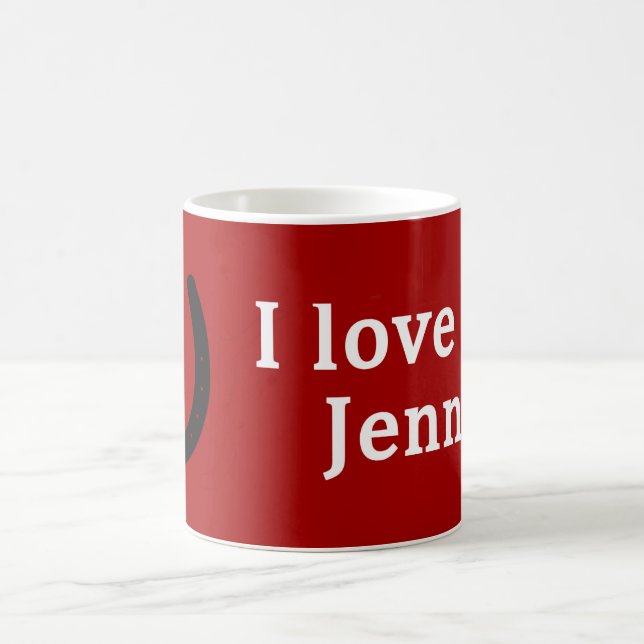 Caneca De Café Eu Amo Meu Cavalo De Jennet (Centro)