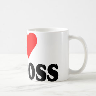 Caneca De Café Eu amo meu chefe