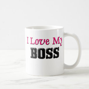 Caneca De Café Eu amo meu chefe